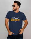 unisex last minute engineer graphic printed tshirt 3 colors