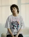 women's oversized fearless women graphic printed tshirt 2 colors