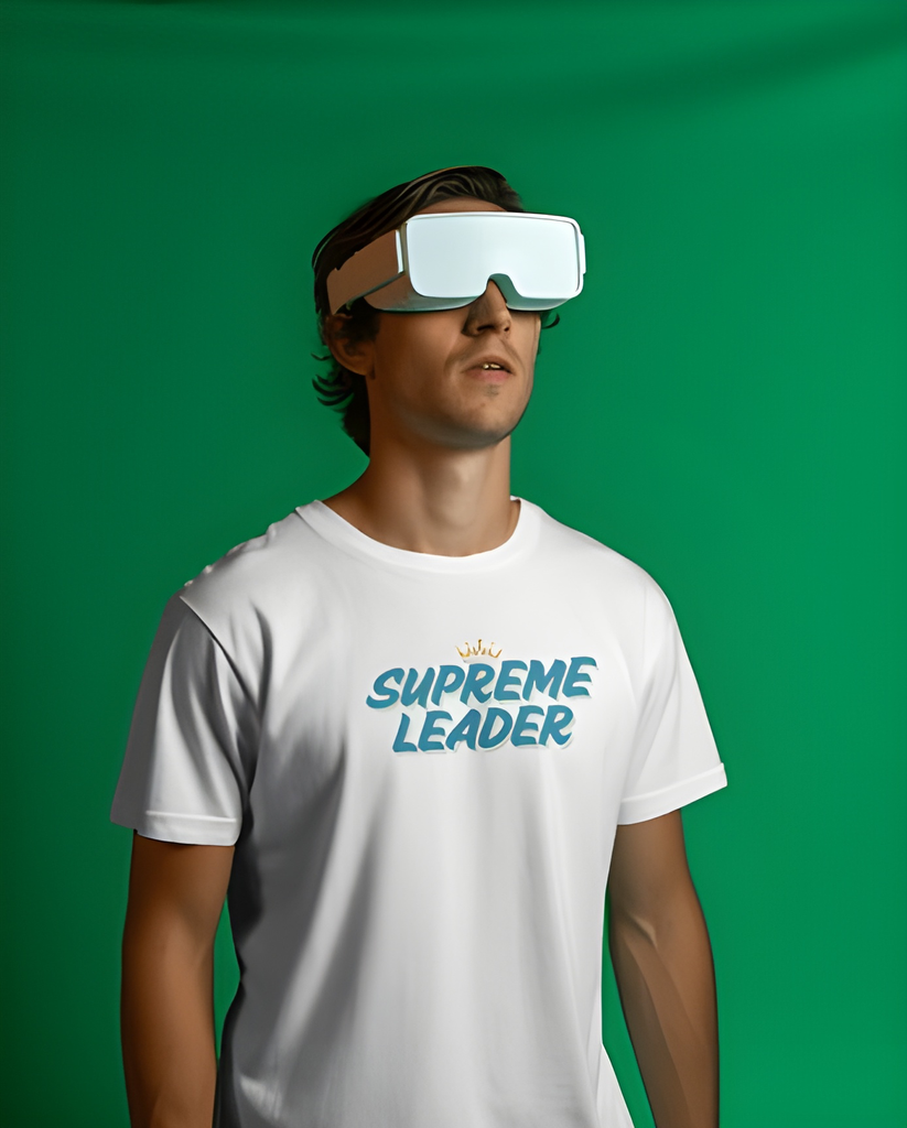 men's supreme leader typography tshirt 5 colors