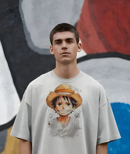 unisex oversized onepiece graphic printed tshirt 2 colors