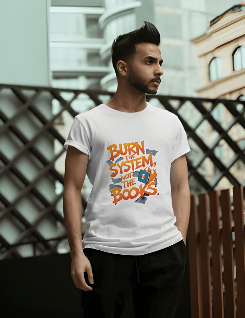 unisex typography tshirt 2 colors