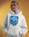 women's panda graphic printed hoodie 3 colors