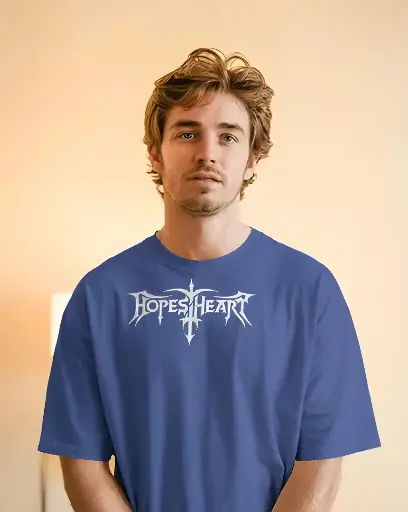 unisex oversized hopesheart graphic printed tshirt 2 colors